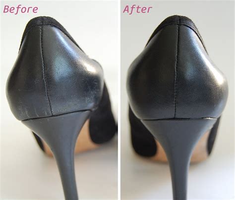 getting scuffs out of fake leather shoes|repair scratches on leather shoes.